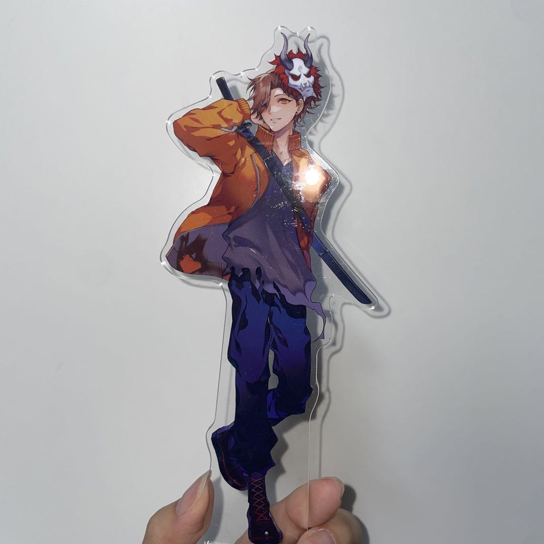 CRありさかさんのアクスタ、だるさかセットのキーチャーム、cr一