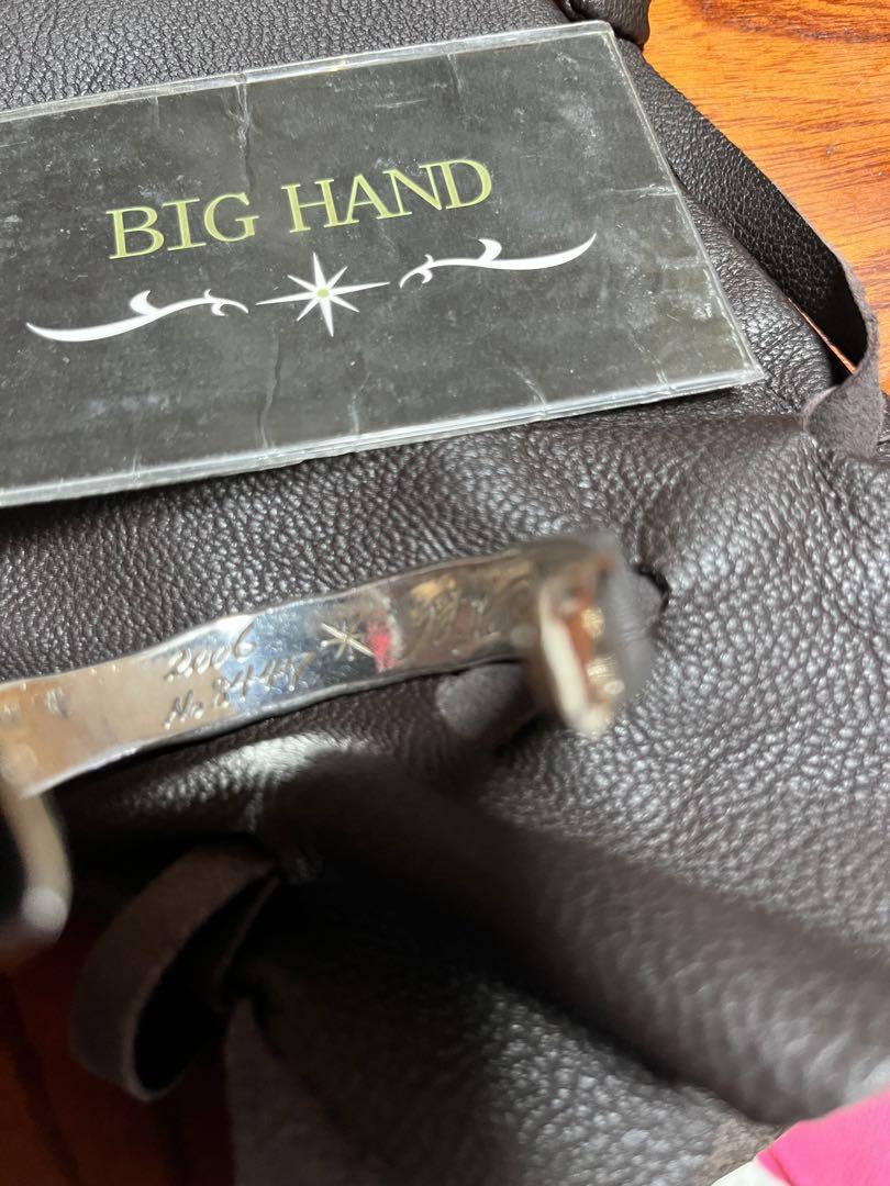 BIG HAND アラベスクバングル 美品 BIGHAND ビッグハンド バングル ニューサン ワイド SV925