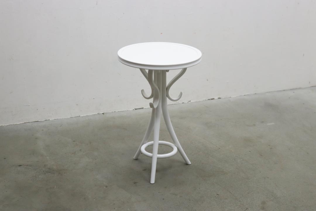 秋田木工 ビーチ材 ベントウッド サイドテーブル カフェテーブル 花台 大塚家具