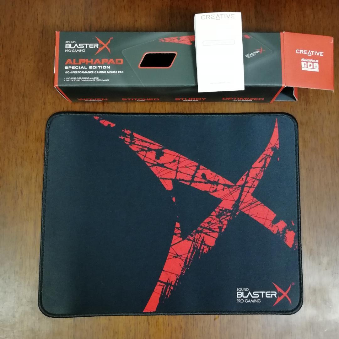 Sound BlasterX AlphaPad ゲーミングマウスパッド
