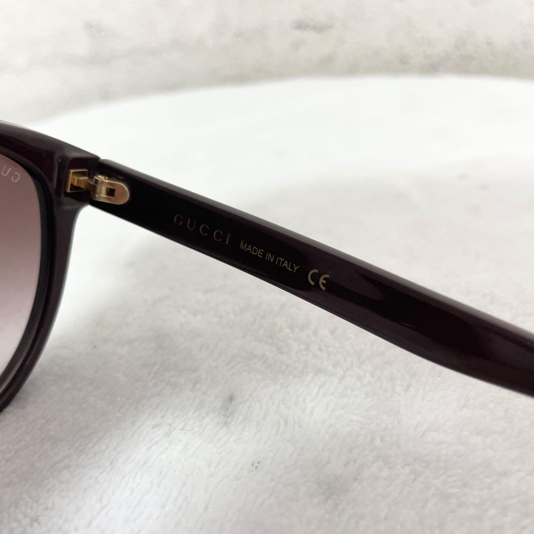 GUCCI グッチ　サングラス　メガネ　眼鏡　マーモント　GG 　ロゴ　ブラウン