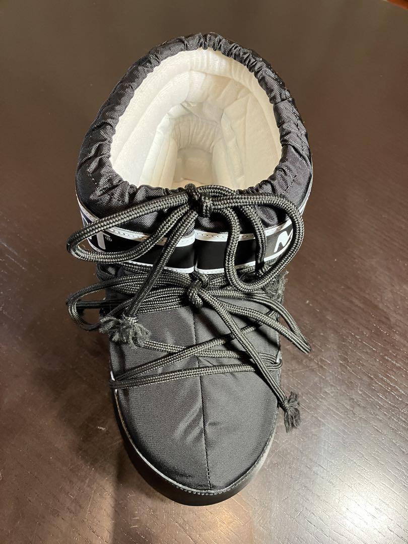 MOON BOOT　ICON LOW BLACK NYLON BOOTSブラック