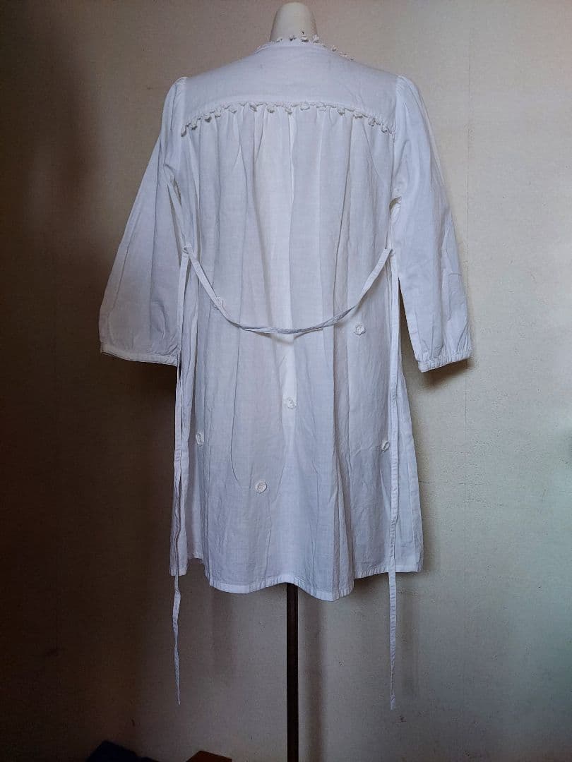 PINK HOUSE ロングブラウス ホワイト