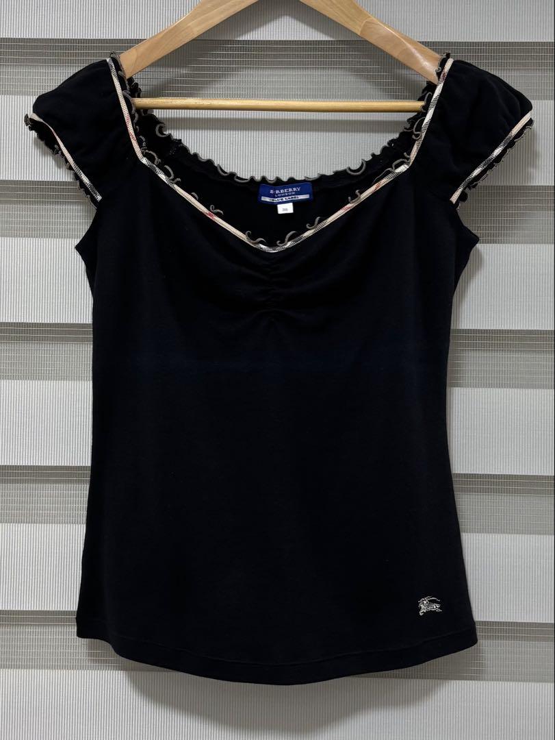 BURBERRY BLUE LABEL タンクトップ フレンチスリーブ - メルカリ