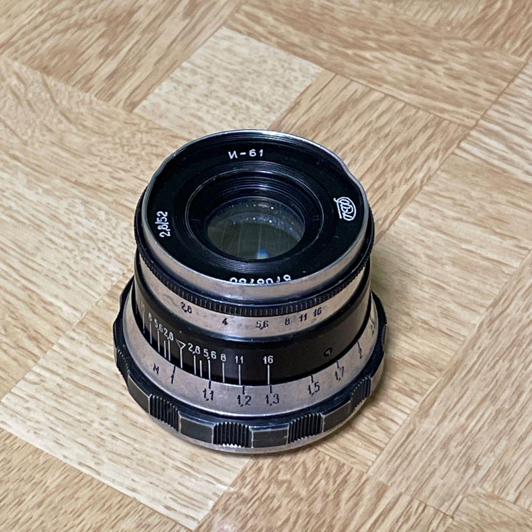 industar61 52㎜　F2.8 L39マウント　凹みあり　作例あり