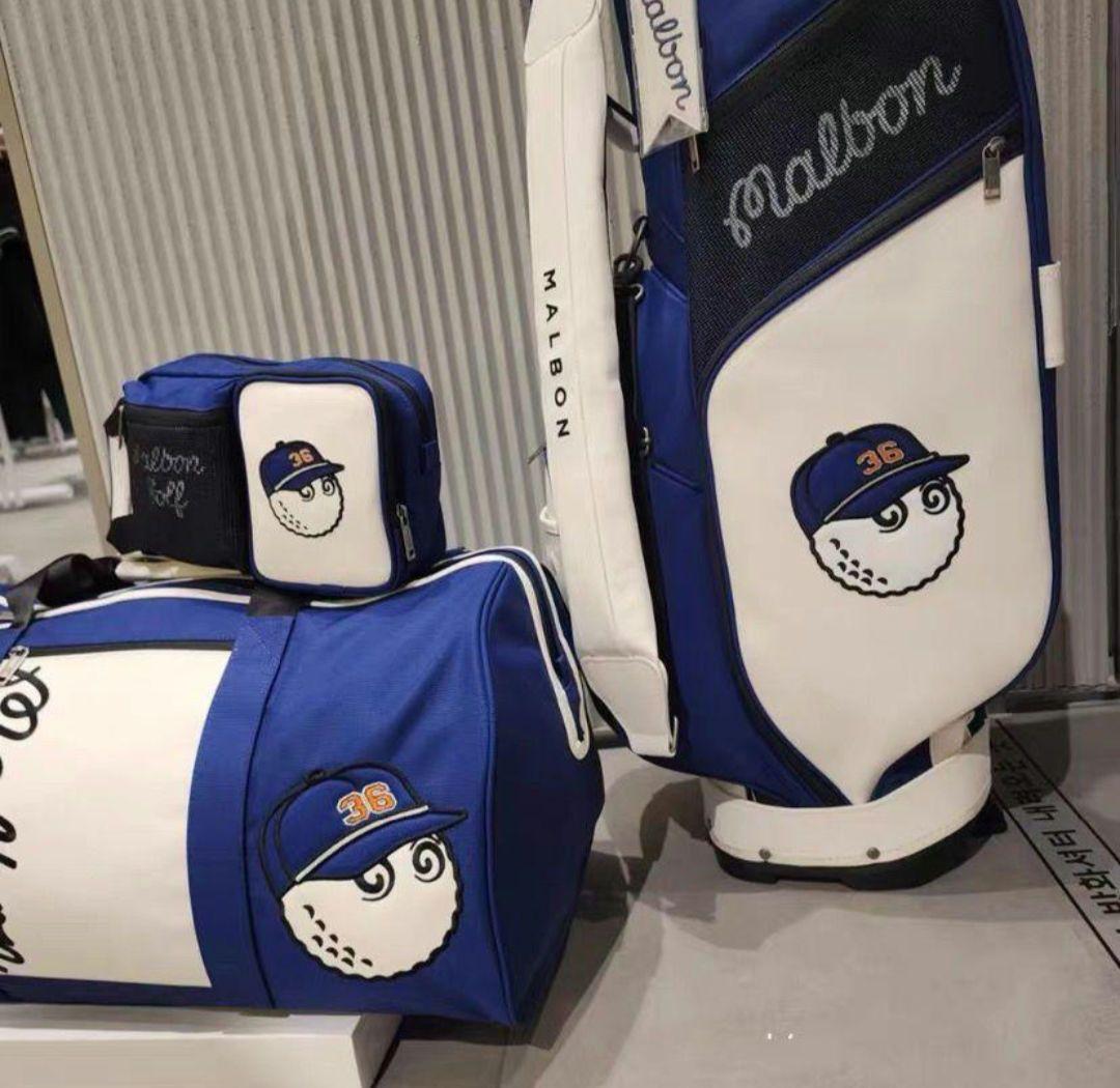 マルボンゴルフ キャディバッグ &ボストンバッグ&ラウンドポーチ