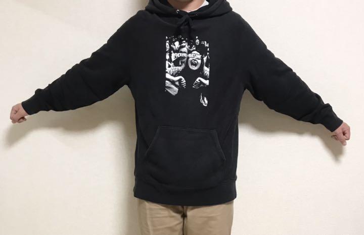希少デザイン L ビッグシルエット 5Tkgw-m54866087644 ファッキングオーサム センターロゴパーカー 即納日本製