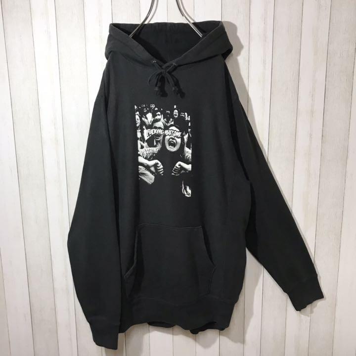 希少デザイン L ビッグシルエット 5Tkgw-m54866087644 ファッキングオーサム センターロゴパーカー 即納日本製
