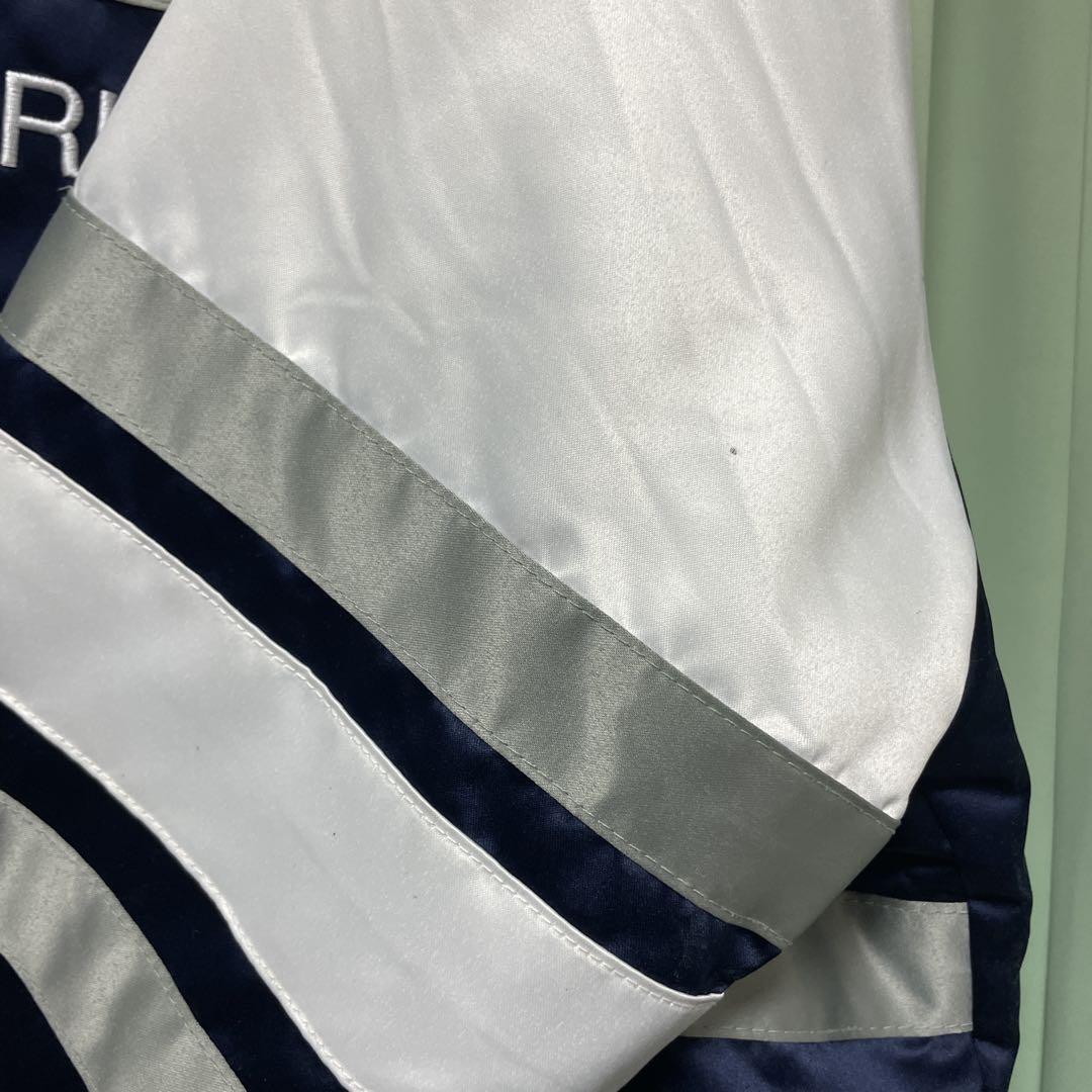 New York Yankees ミッシェルアンドネス スタジャン ネイビー