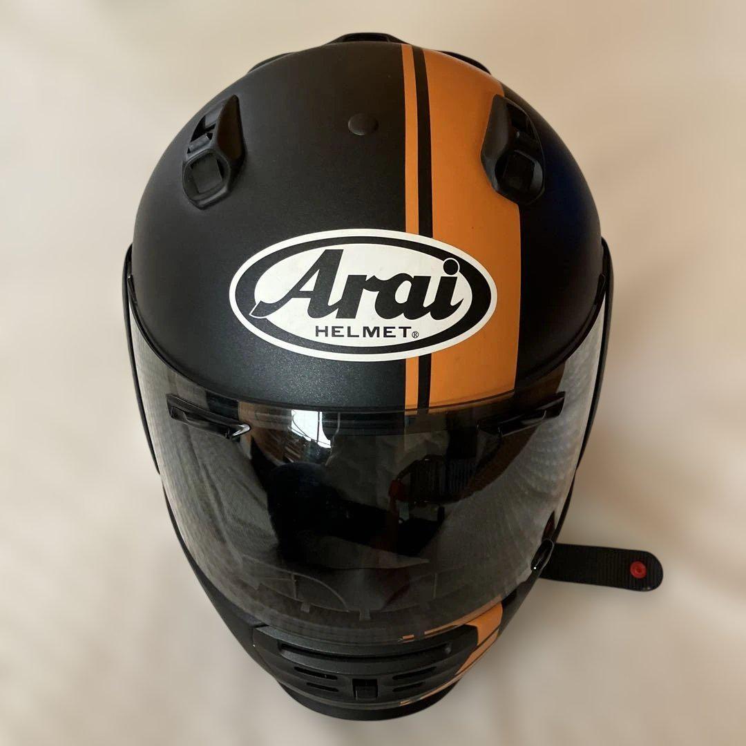 Arai ヘルメット ブラック/オレンジ　L(59-60cm)