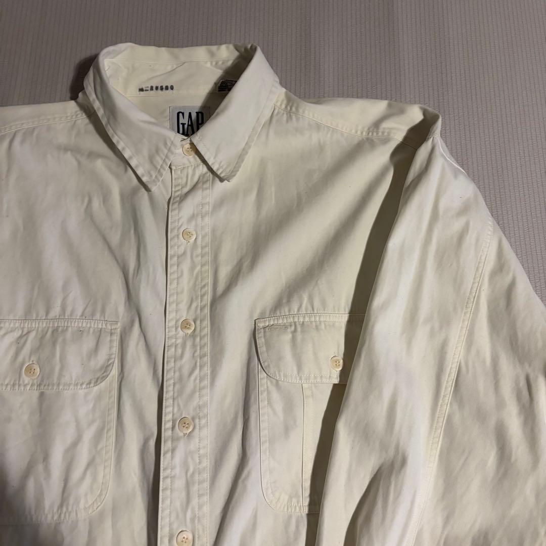 90s OLDGAP ボタンアップシャツ XL