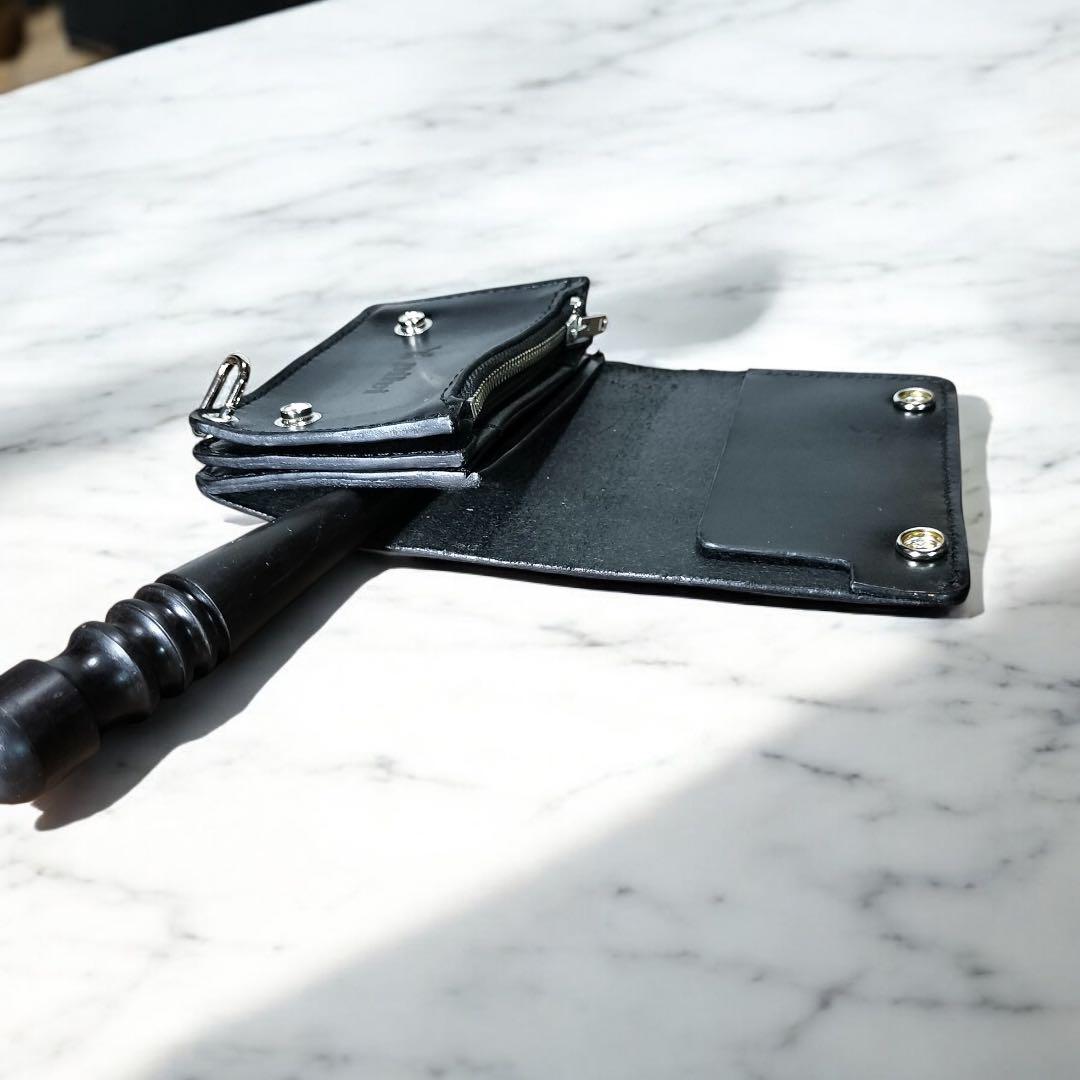 栃木レザー　オイルレザー　スマートトラッカーウォレット