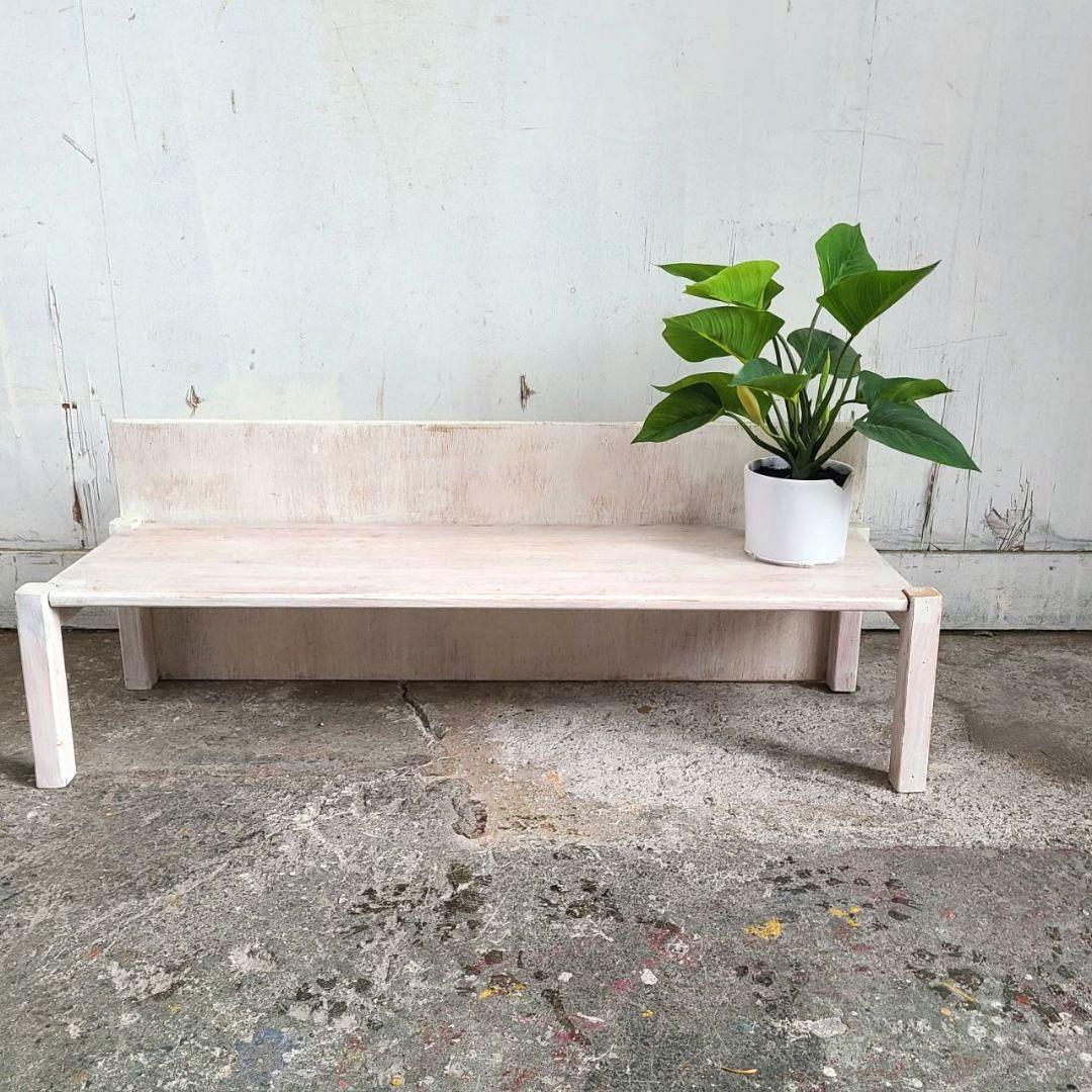 輝い ペンキのはげた ハンドメイド 【g】木製 棚 白 インテリア