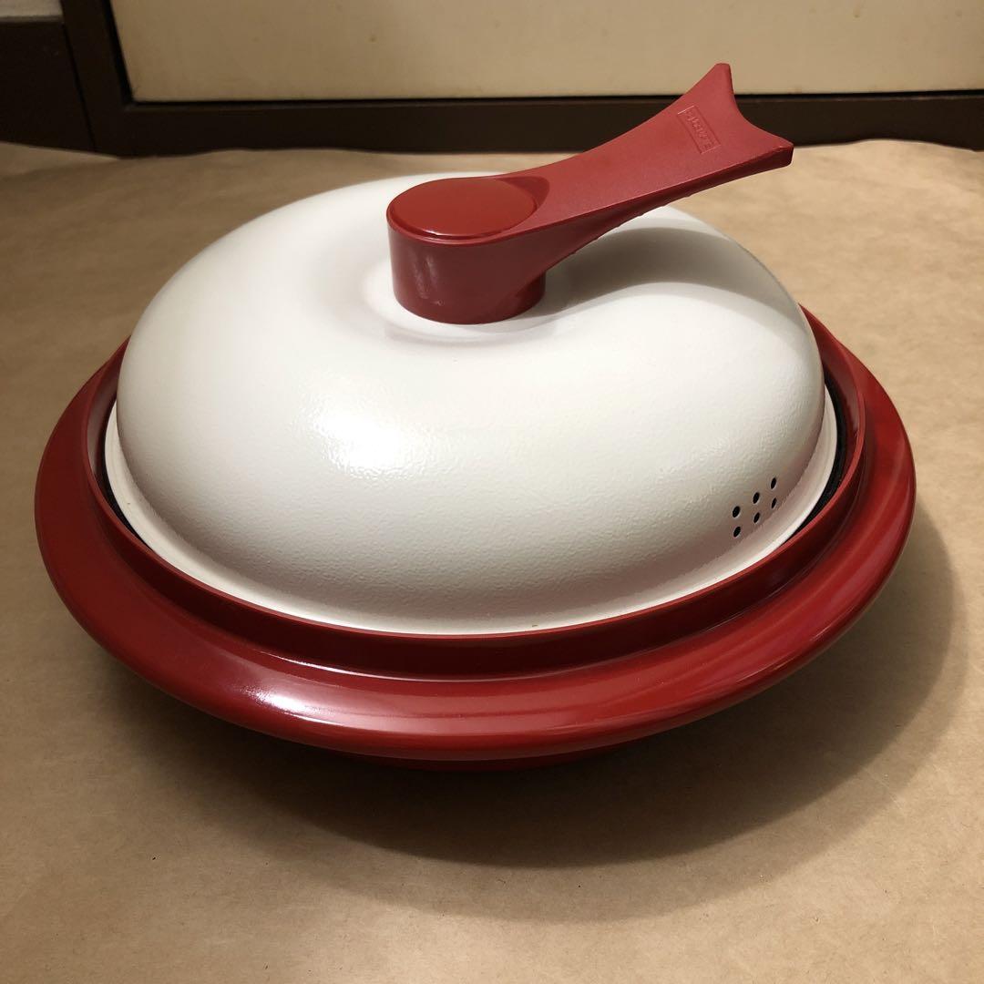 未使用 電子レンジ専用調理器 レンジメートエブリ レッド - メルカリ
