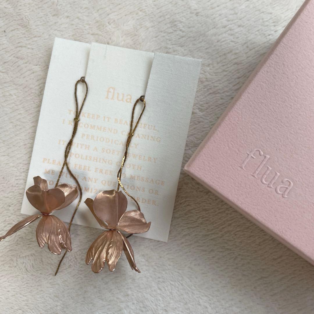 flua イヤリング pinkg popy 結婚式 wedding