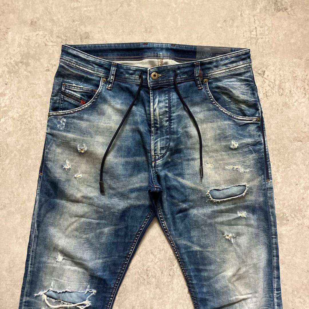 DIESEL KROOLEY CB-NE 32 ディーゼル ジョグジーンズ 青