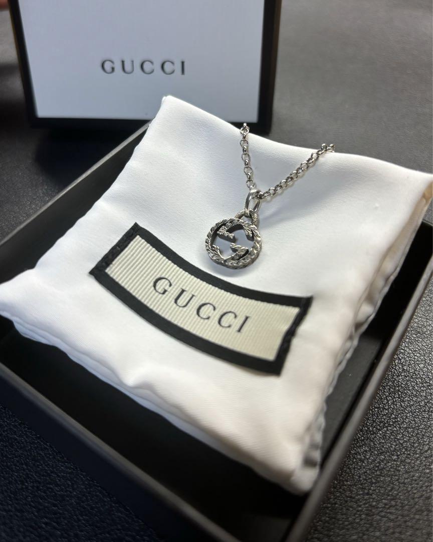 【早い者勝ち】GUCCI インターロッキング ペンダント ネックレス 画像1
