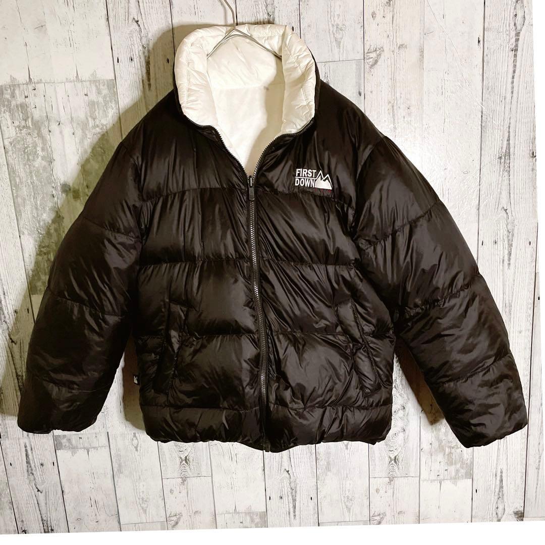 【人気色】ファーストダウン リバーシブル ブラック ホワイト ヌプシ 即完売 【人気色】ファーストダウン リバーシブル ブラック ホワイト ヌプシ 即完売