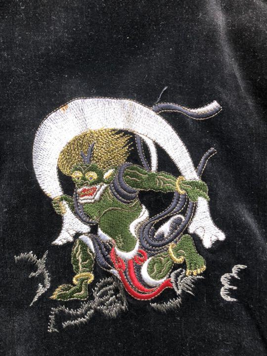新品高品質 スカジャン 刺繍 KEI SING 風神 雷神 貴重 4qYfO-m54880032123 2022HOT