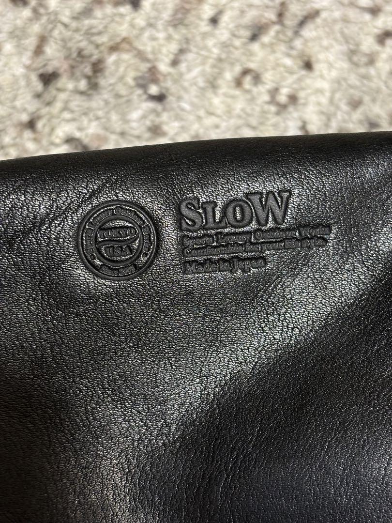 SLOW×beams 本革ボディバッグ