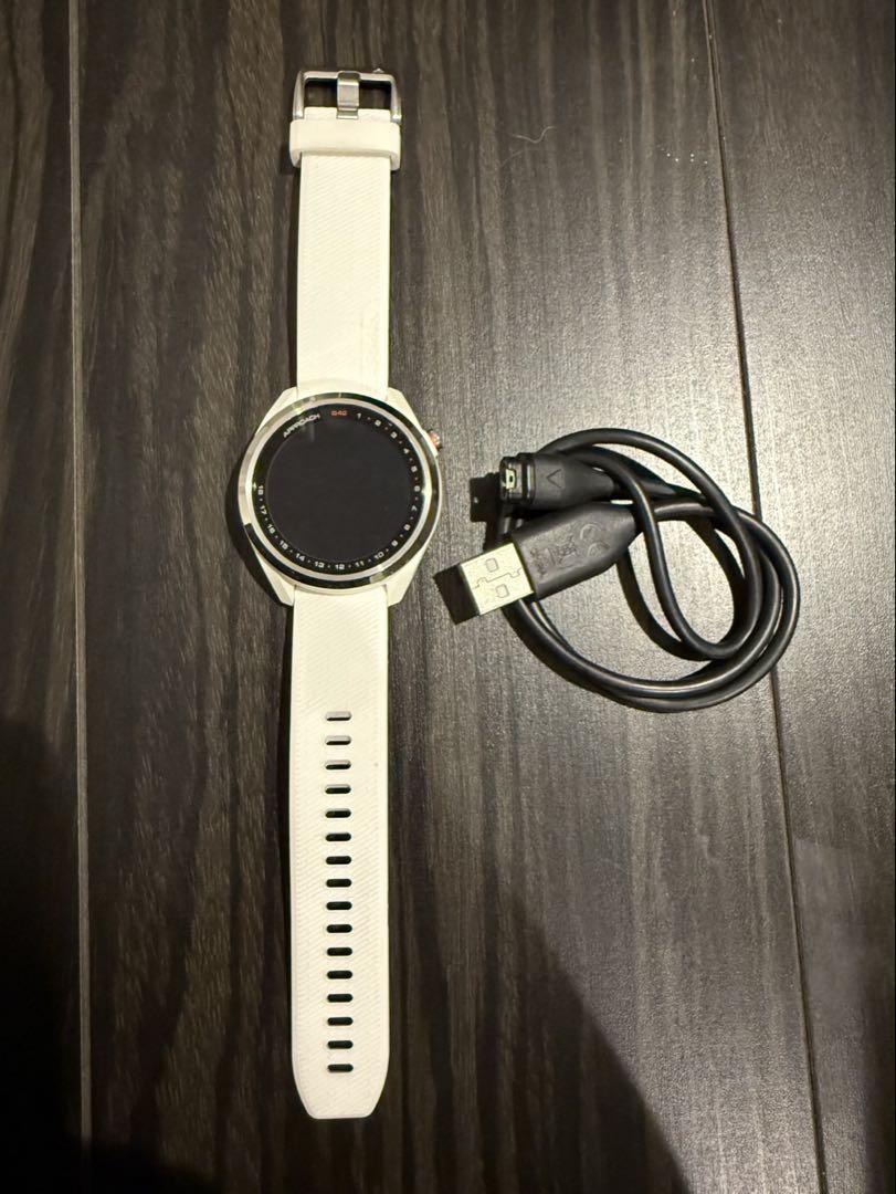 Garmin Approach S42 GPSゴルフウォッチ ホワイト/シルバー