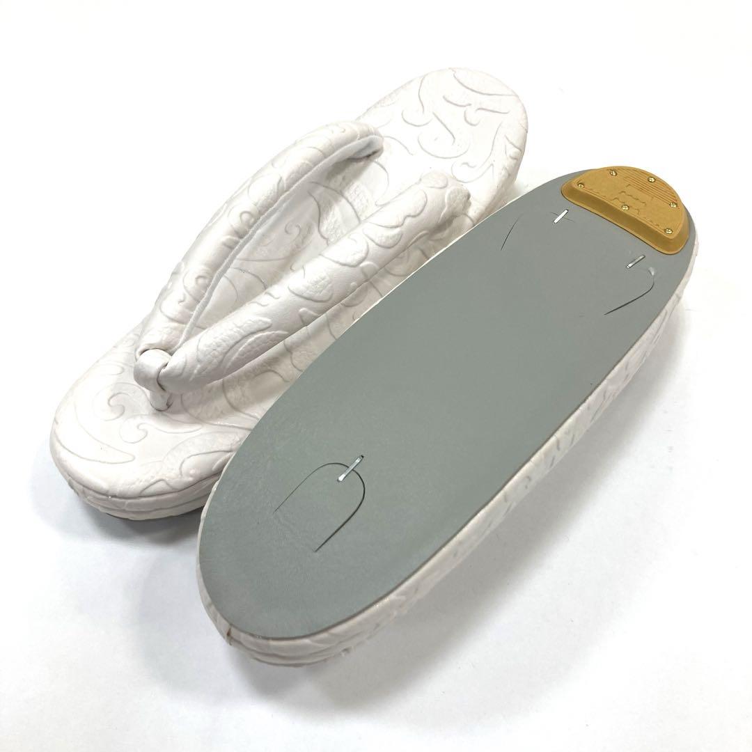 ☆新品未使用☆振袖・成人式・パーティー 白系草履バッグセット