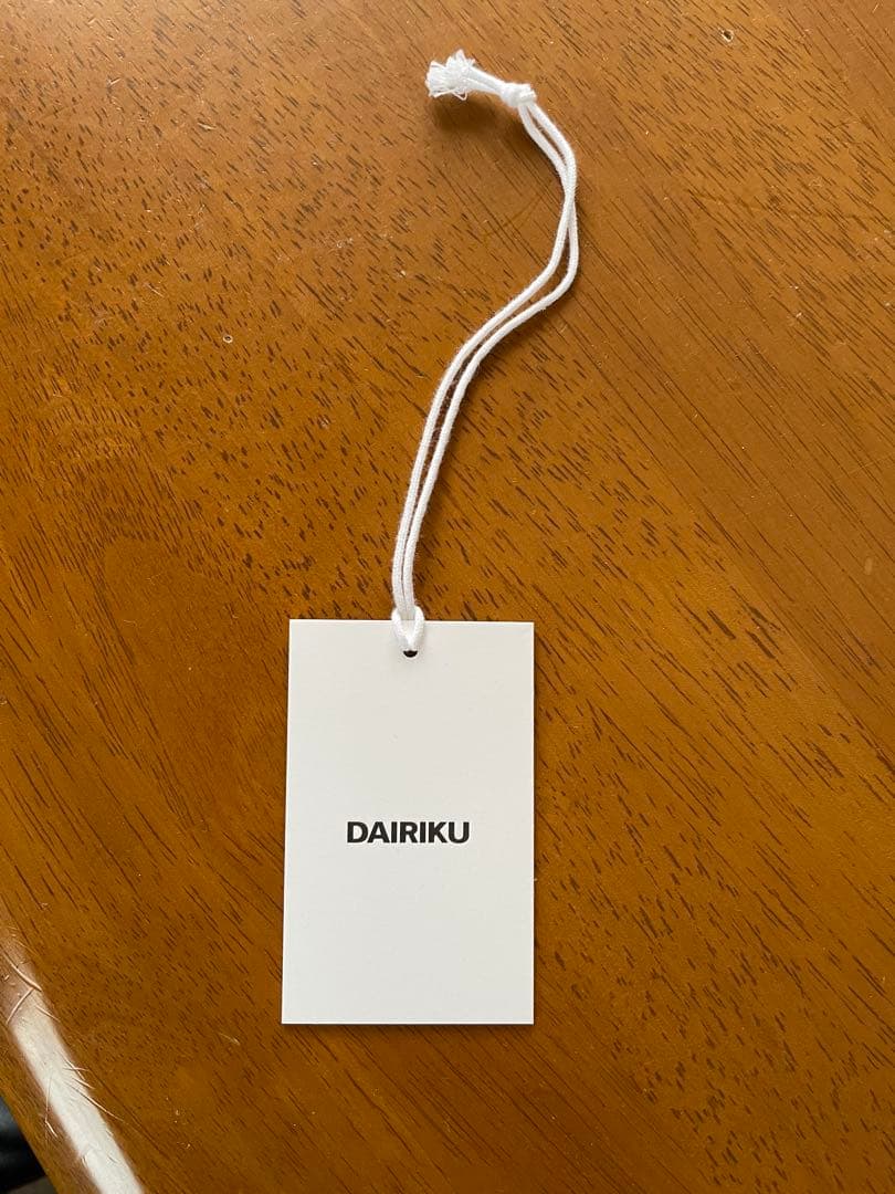 DAIRIKU Skelton Layered Check Tie Shirt