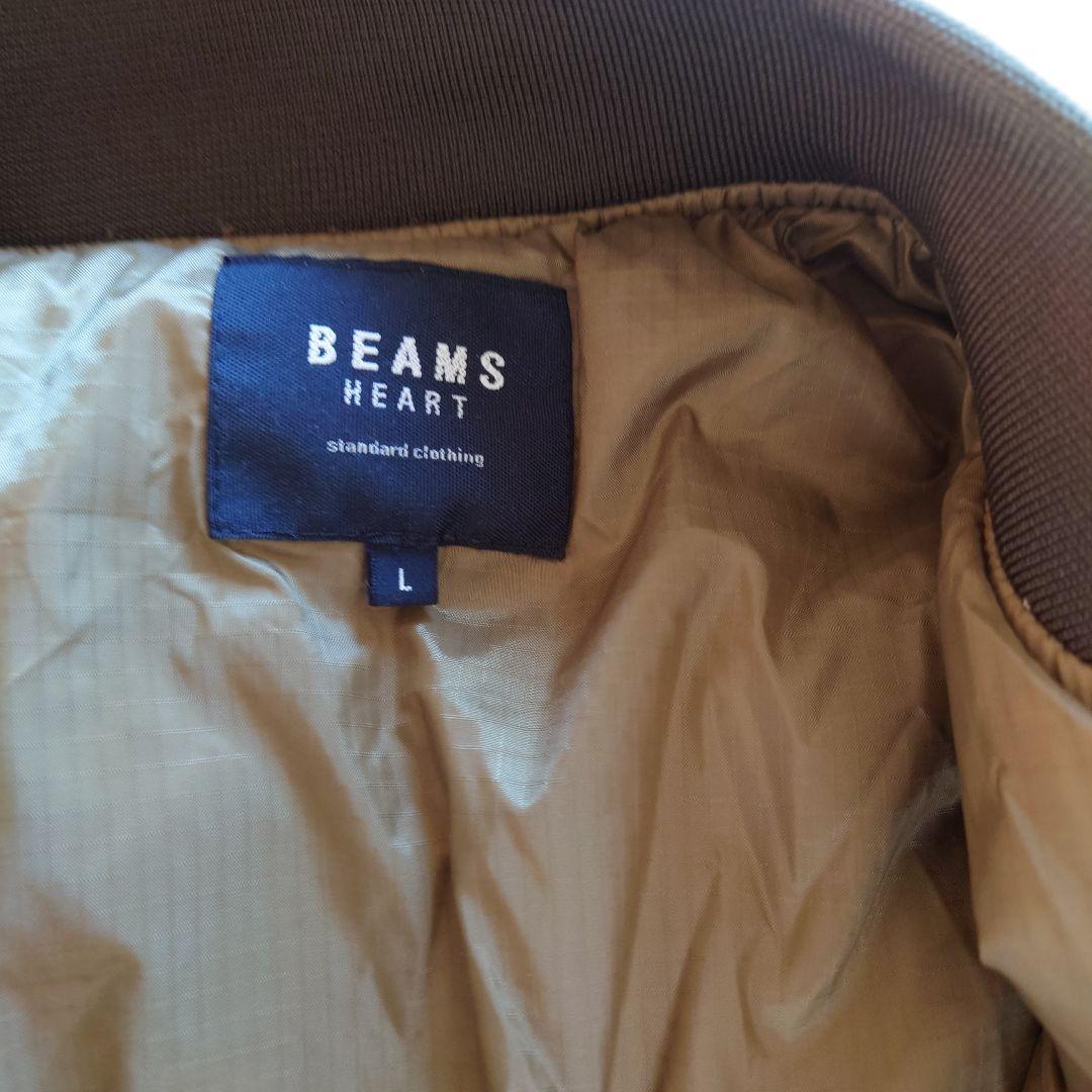 BEAMS MA-1ジャケット オリーブグリーン