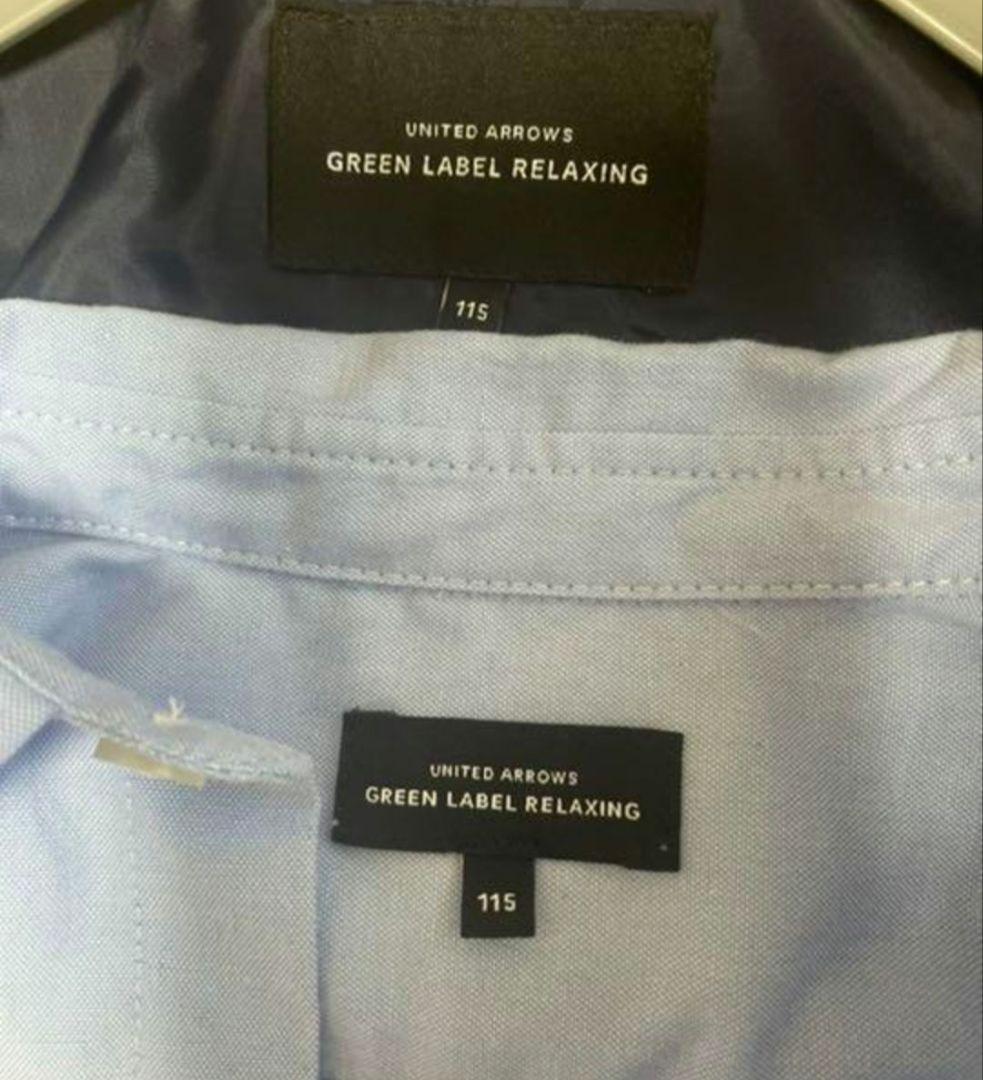 green label relaxingスーツ・ブレザー　シャツ　短パン　セット
