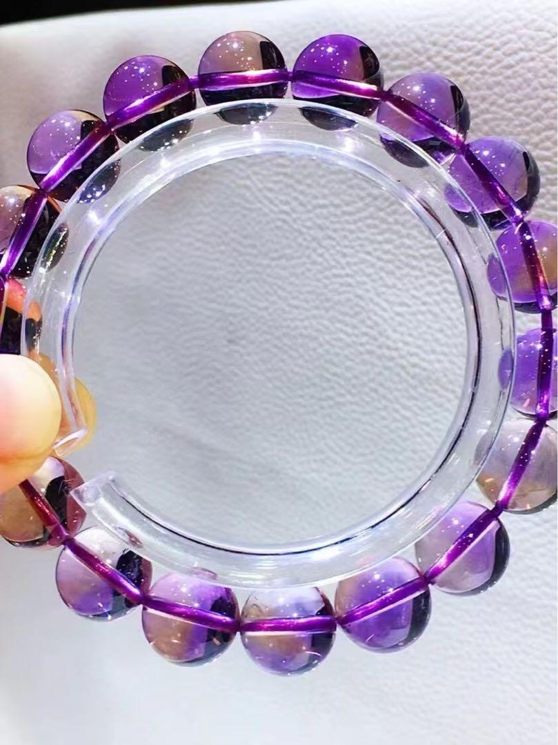 天然】アメトリン ブレスレット11.2mm