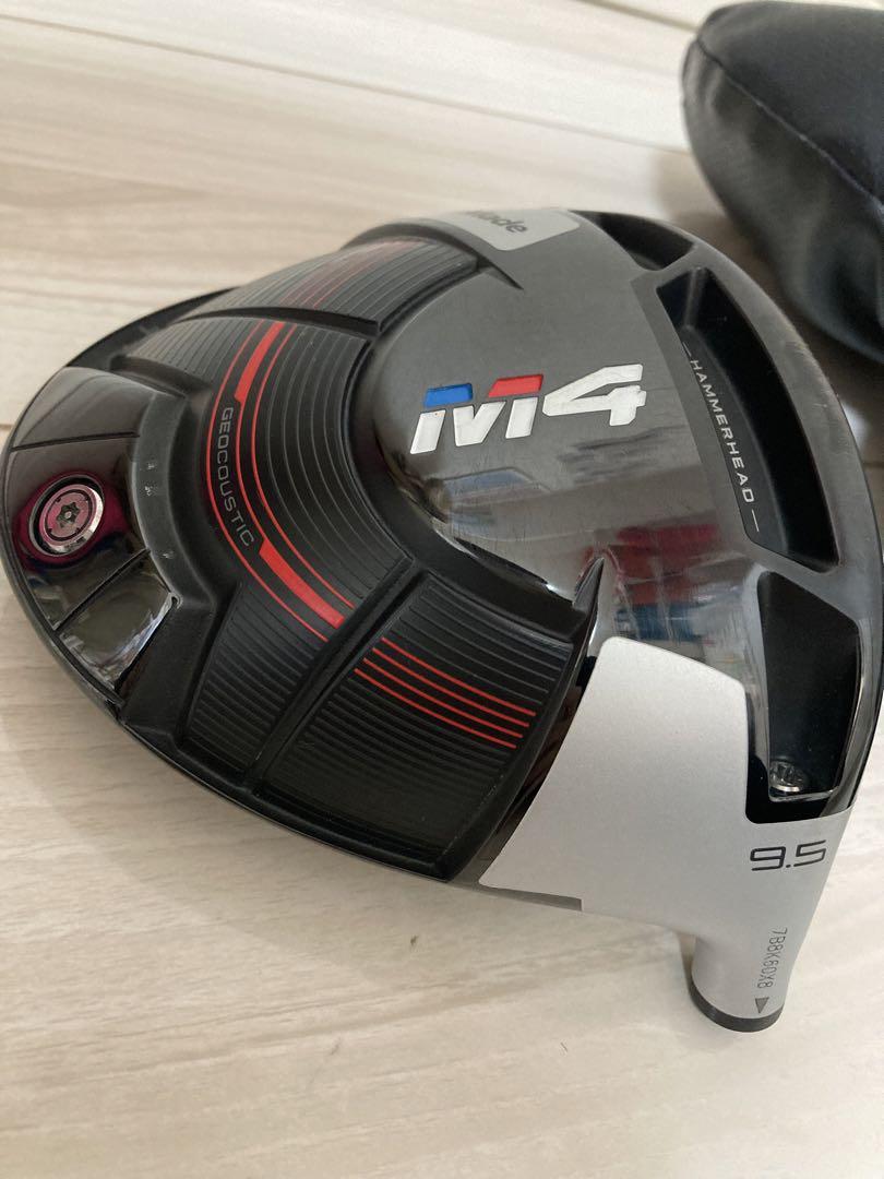 TaylorMade M4 ドライバー 9.5度 ヘッドのみ ヘッドカバ