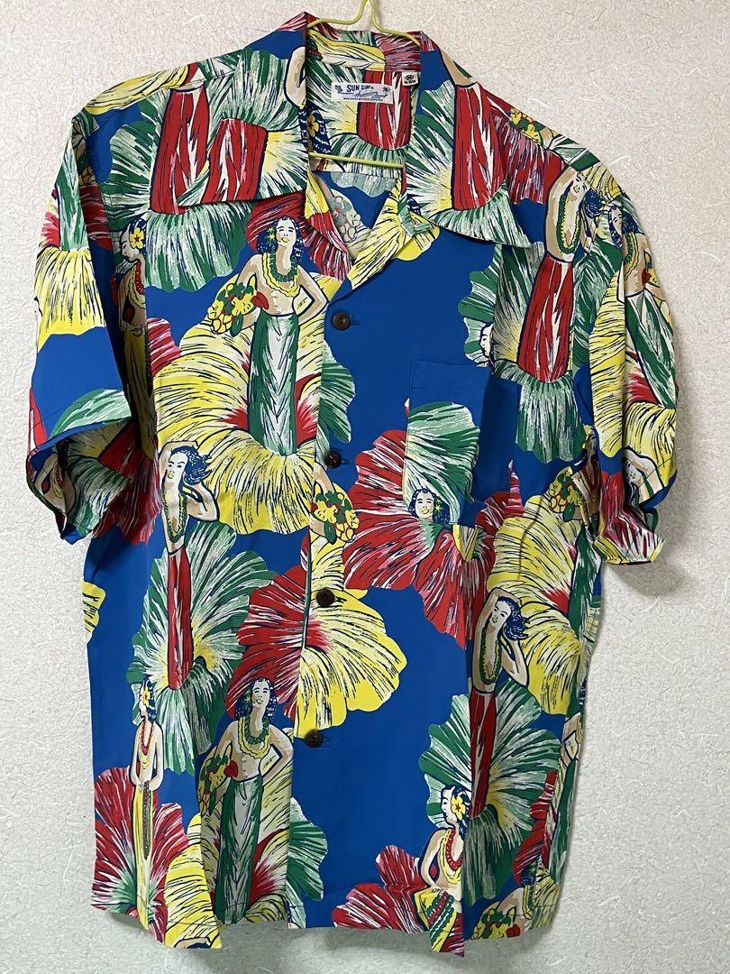 アロ大好き様専用！サンサ–フM半袖超美品 希少青フラガ–ル激可愛い！