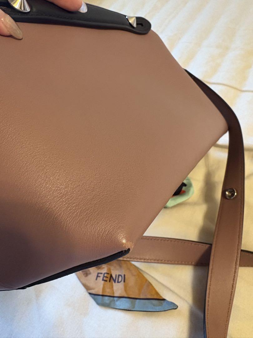 Fendi バイザウェイ トリコロール くすみピンク ミディアム