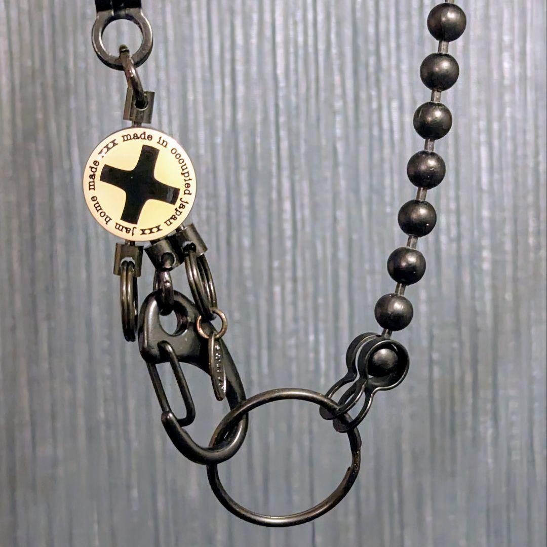 【希少美品】jam home made ウォレットチェーン ブラック
