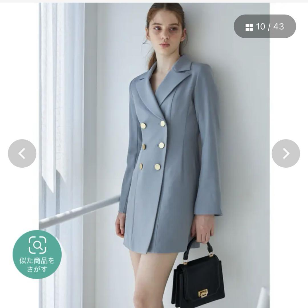 フィット&フレアジャケットワンピース　マーキュリーデュオ　新品　タグ付き