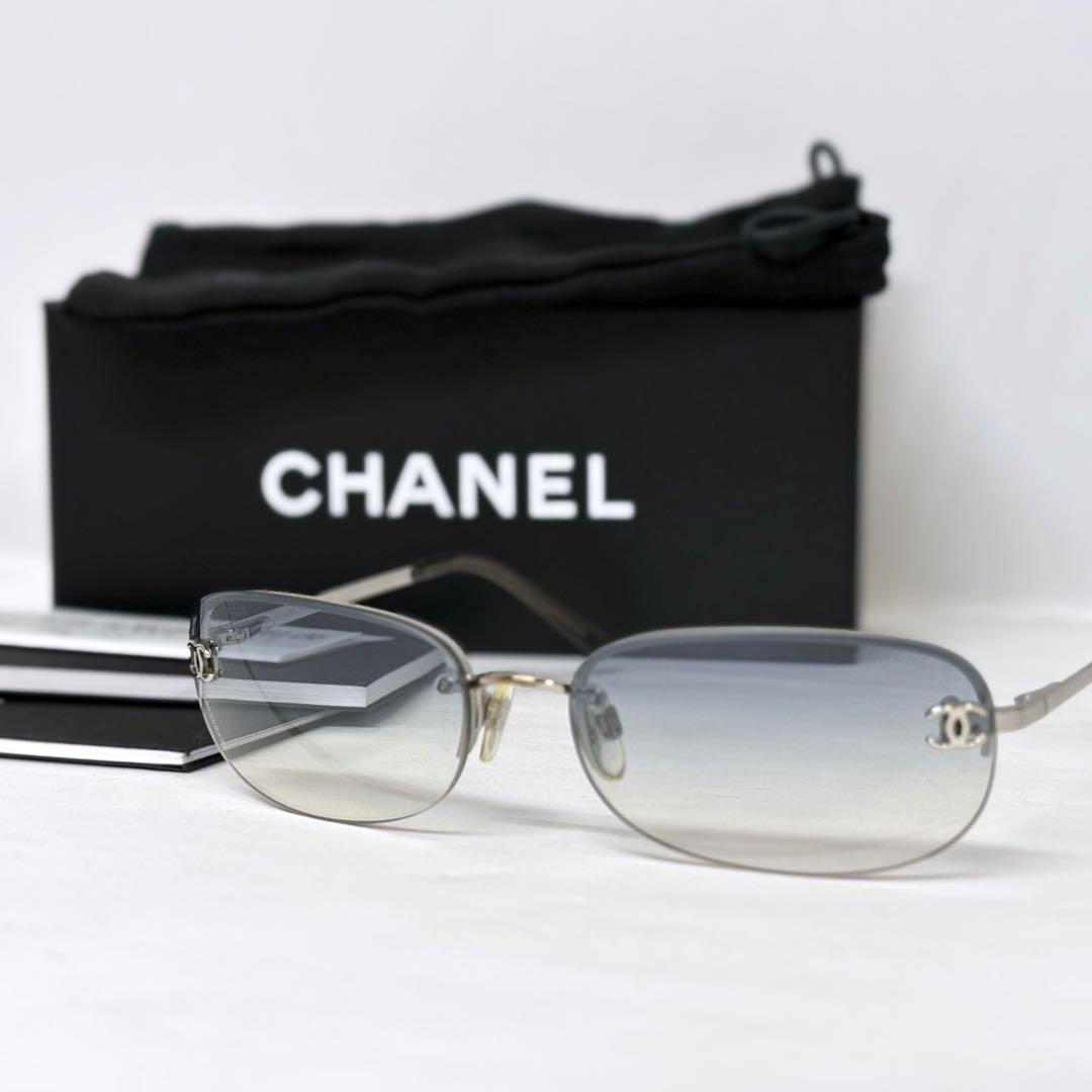 CHANEL シャネル サングラス 4099 ココマーク ブルー系