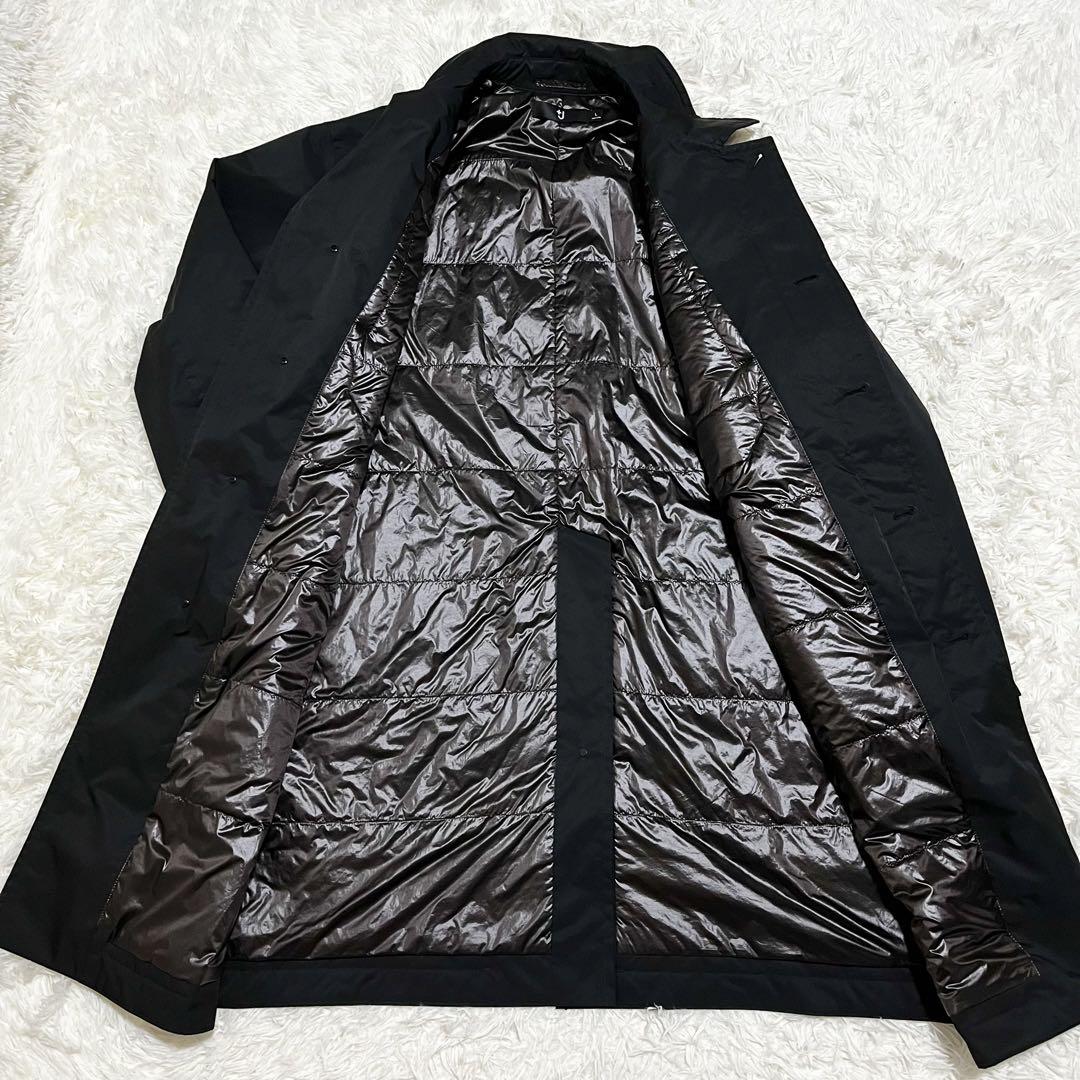 ✨美品✨　UNIQLO +J　パデッドオーバーサイズ　ステンカラーコート　L　黒