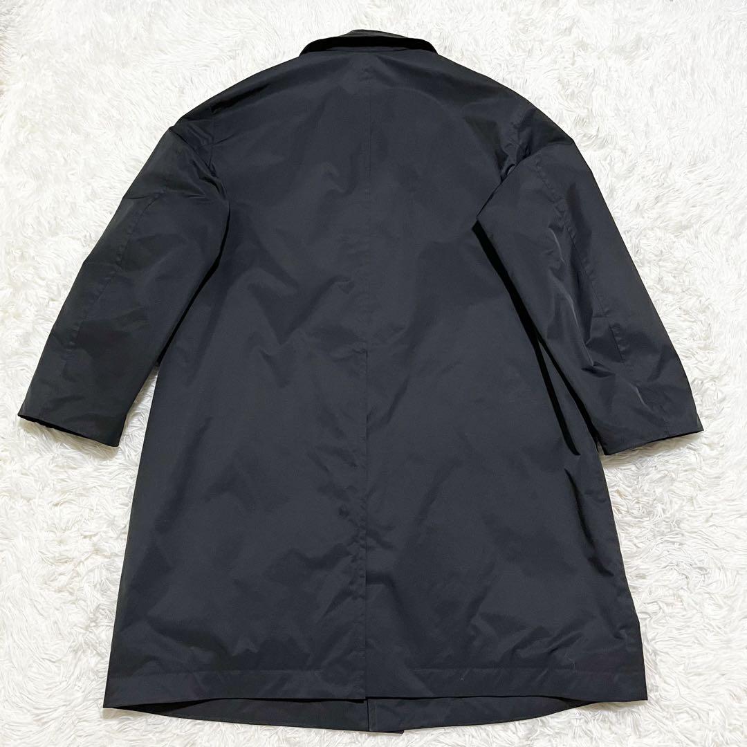 ✨美品✨　UNIQLO +J　パデッドオーバーサイズ　ステンカラーコート　L　黒