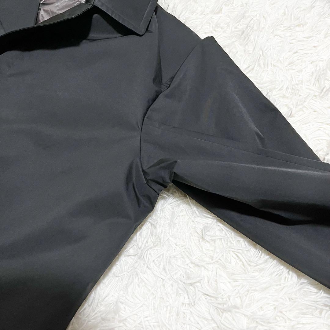 ✨美品✨　UNIQLO +J　パデッドオーバーサイズ　ステンカラーコート　L　黒