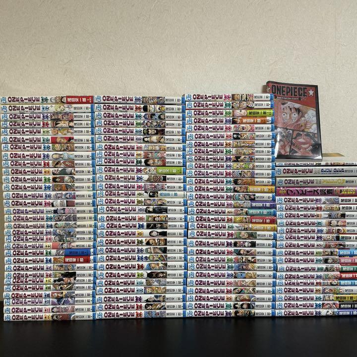 ONEPIECE ワンピース1巻~103巻 全巻セット おまけ巻2巻 通販超激安です onepiece おまけ付き 全巻 1~103巻 少年漫画