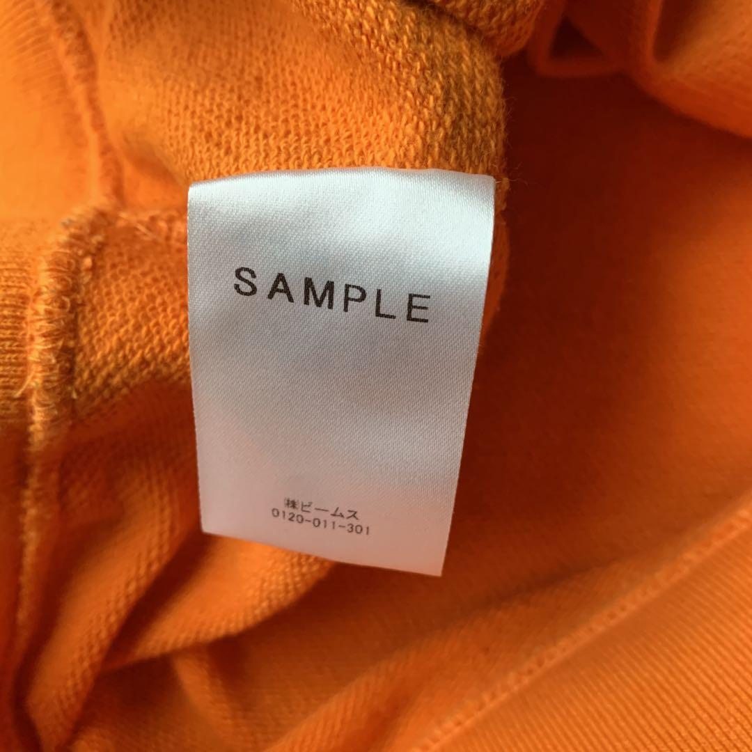BEAMS+ サンプル品 半袖 スウェット ビッグシルエット フロッキープリント