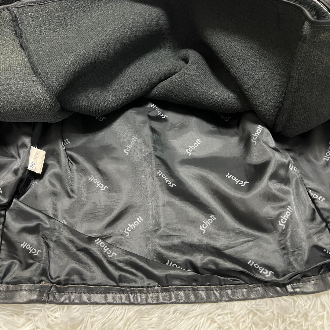 名作✨Schott ショット 641 シングルライダース レザー 米国製 36