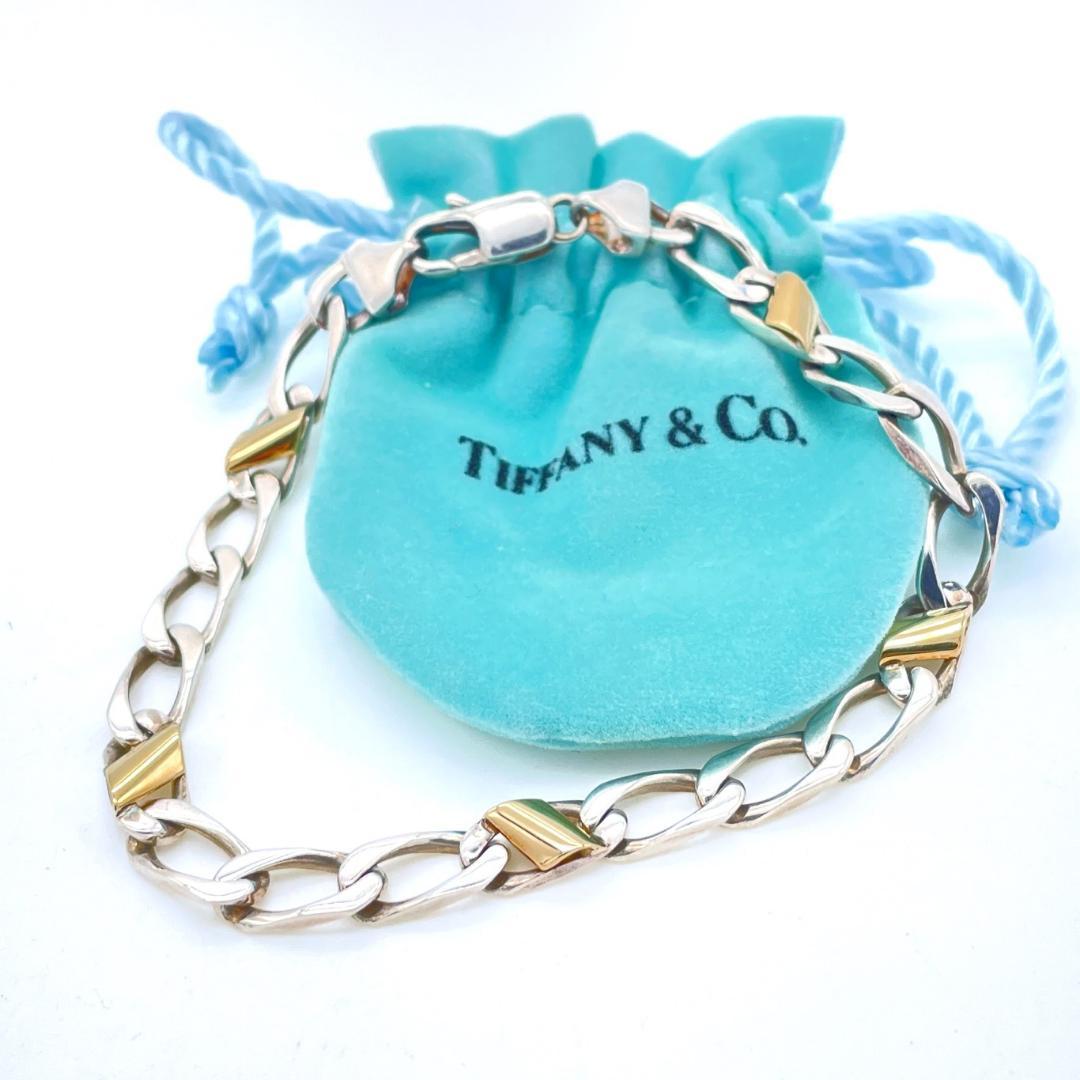希少 美品 ティファニー 喜平 コンビ ブレスレット BB47 | costaveras