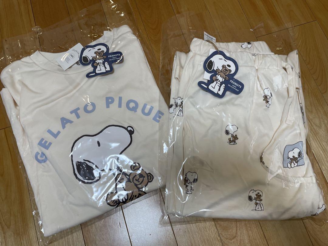 新品gelato pique 大人気商品 スヌーピー ルームウェア上下セット