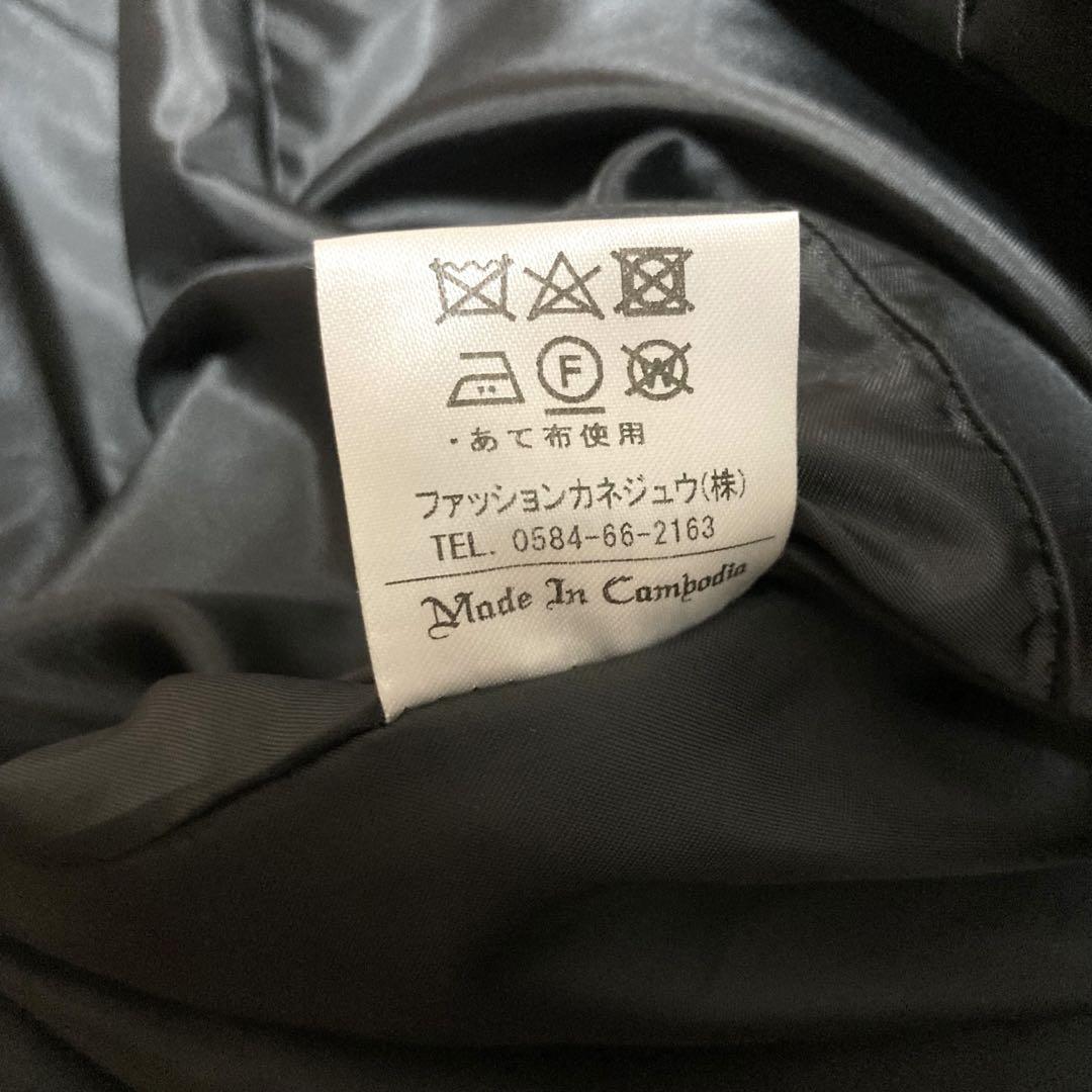美品 しまむら　フォーマルワンピース　半袖　礼服　喪服　大きいサイズ　21ABR