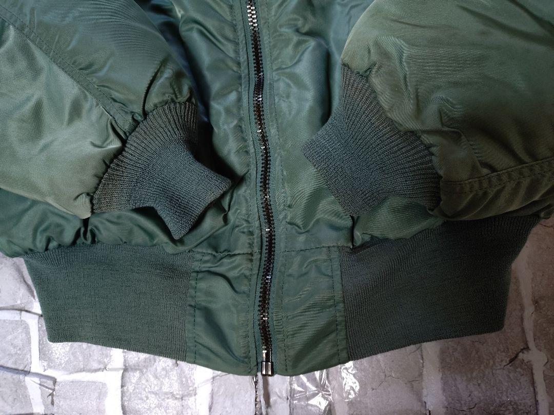 【訳あり】【B-15D】【Lサイズ】【アルファ】 【MA-1】USA製 　カーキ