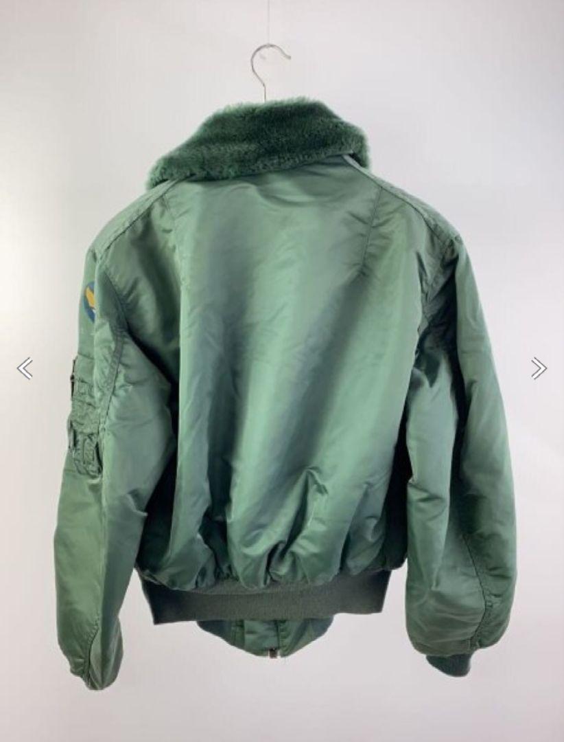 【訳あり】【B-15D】【Lサイズ】【アルファ】 【MA-1】USA製 　カーキ