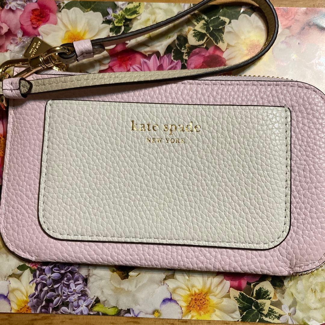kate spade フラグメントケース ピンク ホワイトkate spade new york