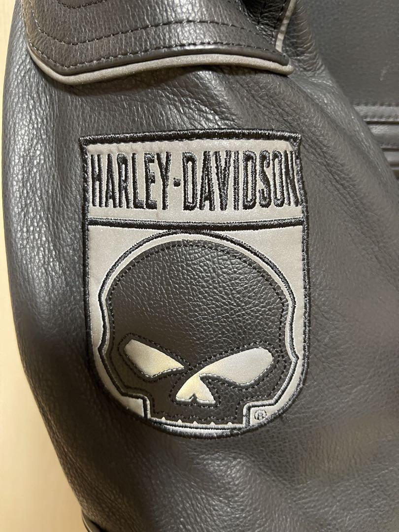 HARLEY-DAVIDSON ライダースジャケット ブラック　スカル　Sサイズ HARLEY-DAVIDSON ライダースジャケット ブラック スカル Sサイズ
