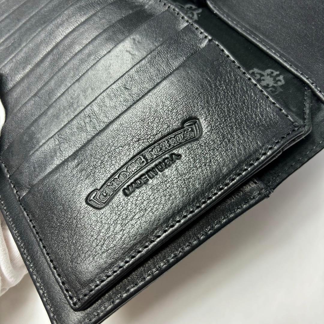正規品 新品 クロムハーツ WAVE 長財布 ウォレット レザー 財布